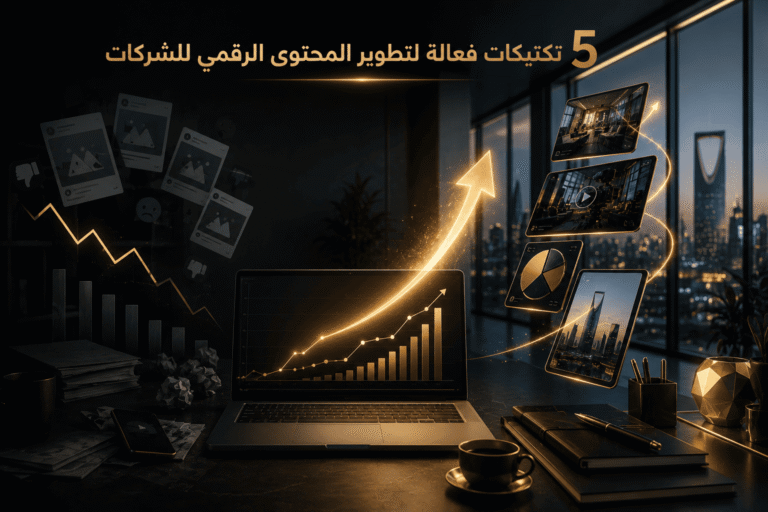 تطوير المحتوى الرقمي للشركات : 5 تكتيكات لإنقاذ حساباتك من الركود والتكرار