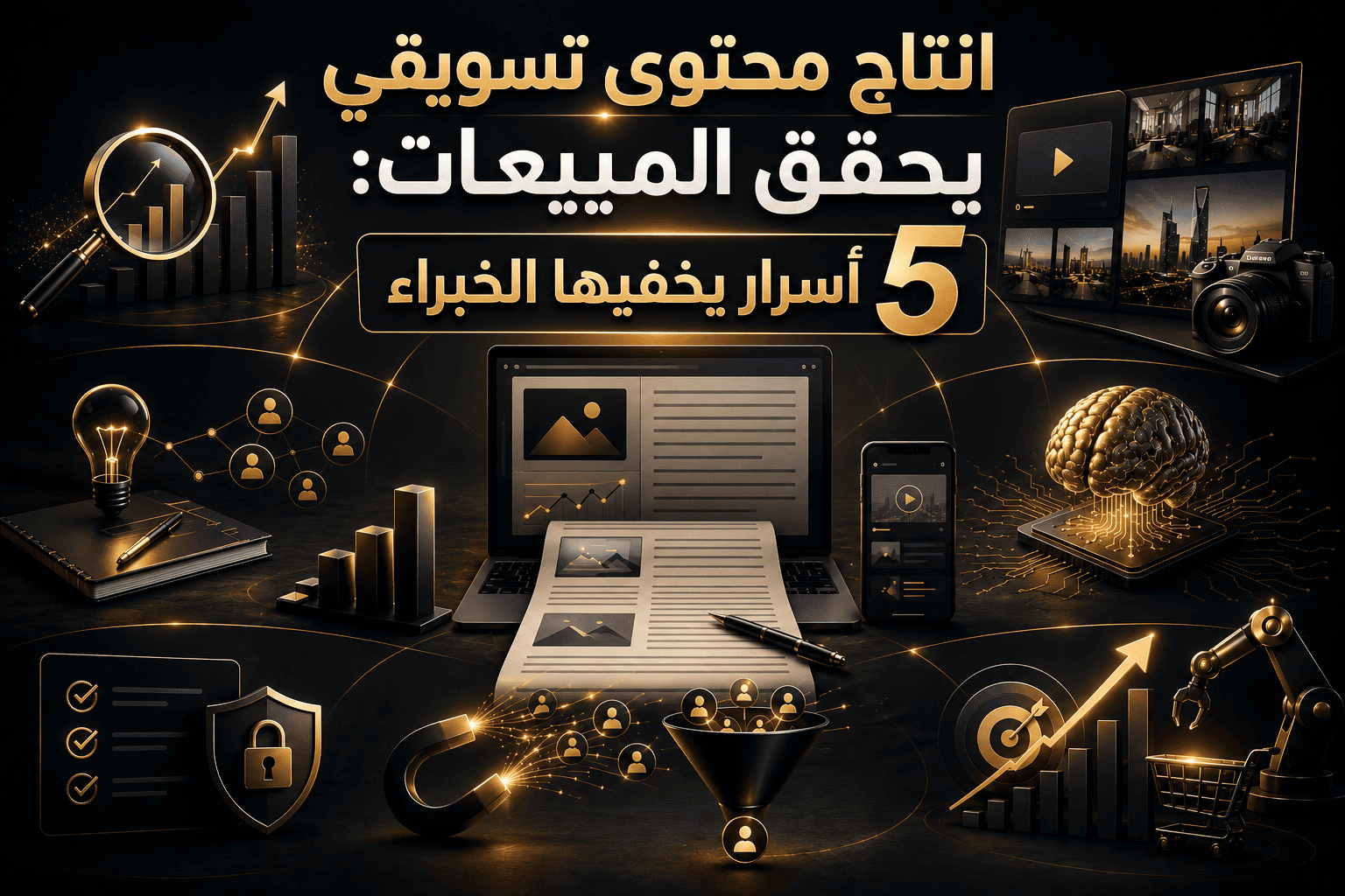 المدونة 23 انتاج محتوى تسويقي يحقق المبيعات: 5 أسرار يخفيها الخبراء