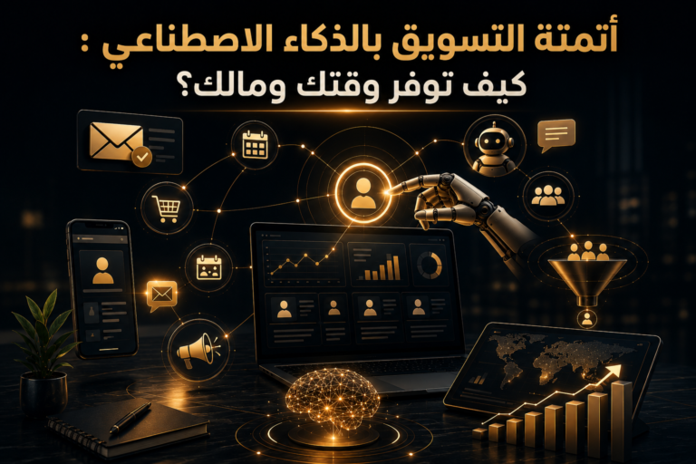 أتمتة التسويق بالذكاء الاصطناعي : كيف توفر وقتك ومالك؟